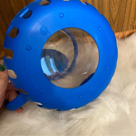 BNWOT Evolution micro-pop microwave popcorn popper in blue - Picture 5 of 11